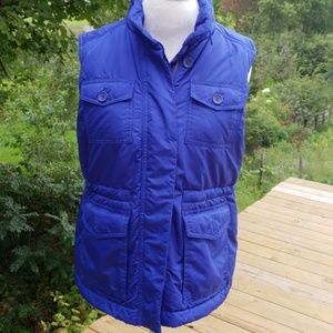 SALE⚡*Liz Claibourne Puffer Vest w/ hood szM